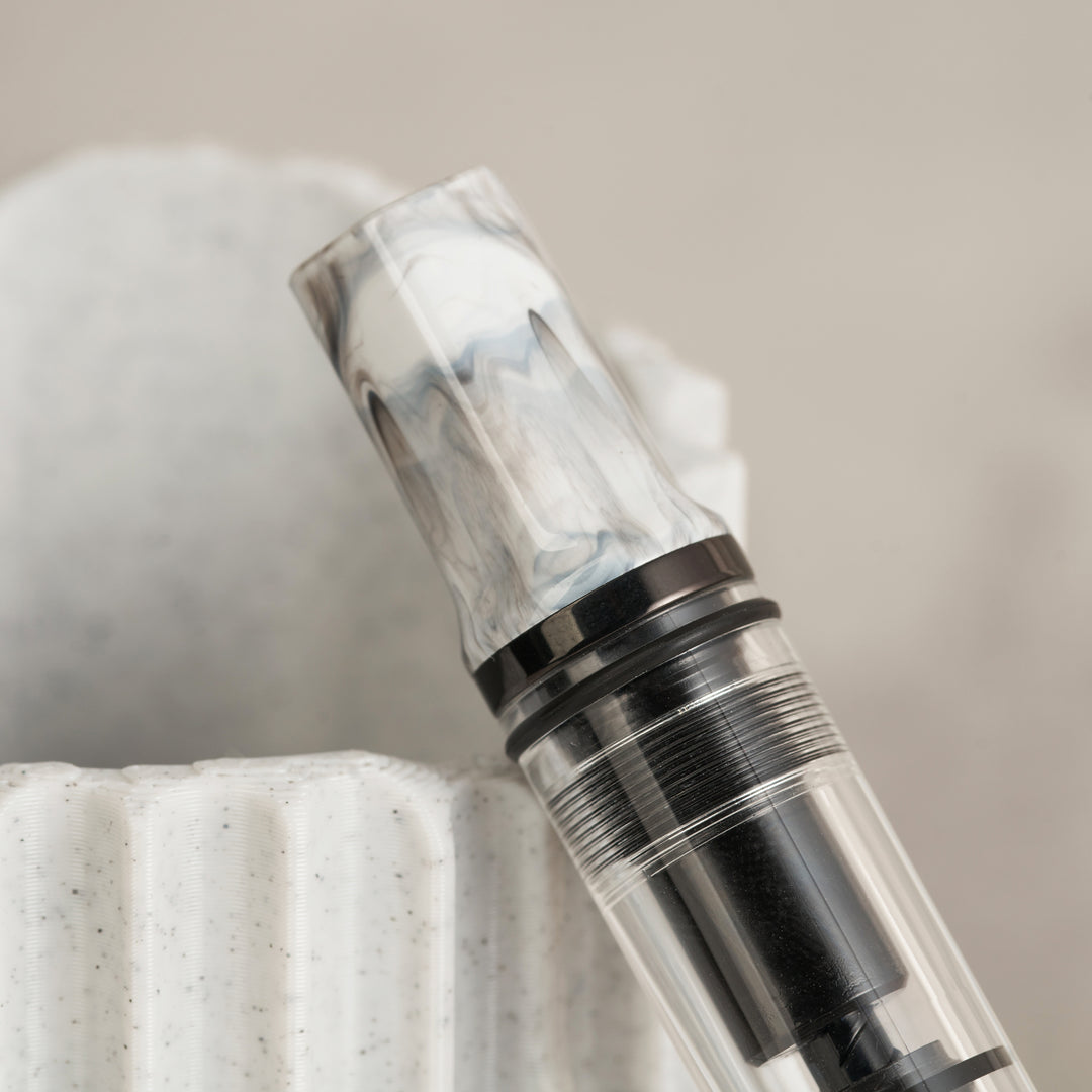 ECO Fountain Pen | Carrara with Onyx