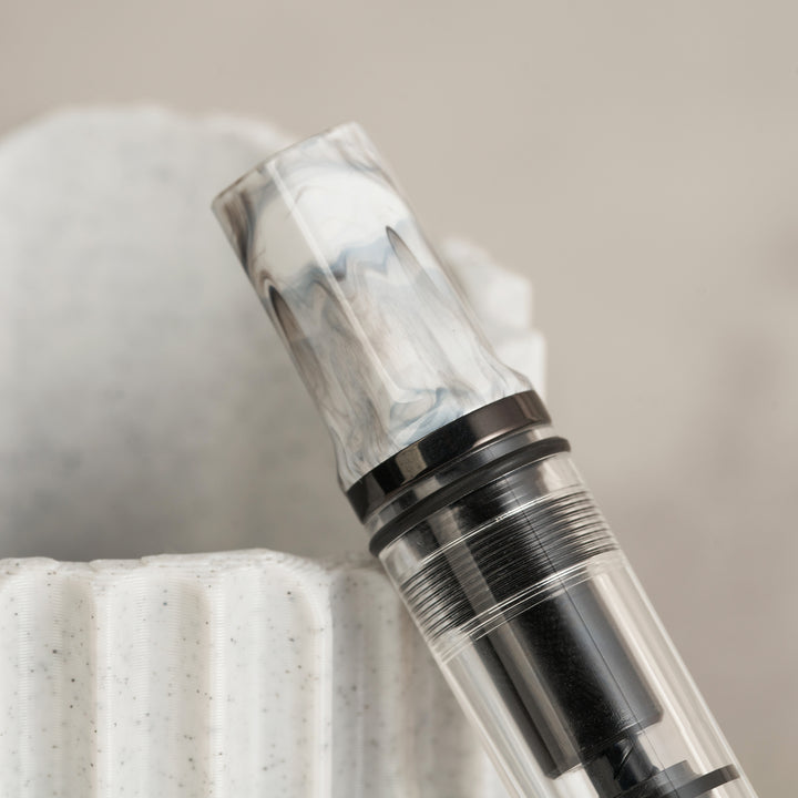 ECO Fountain Pen | Carrara with Onyx
