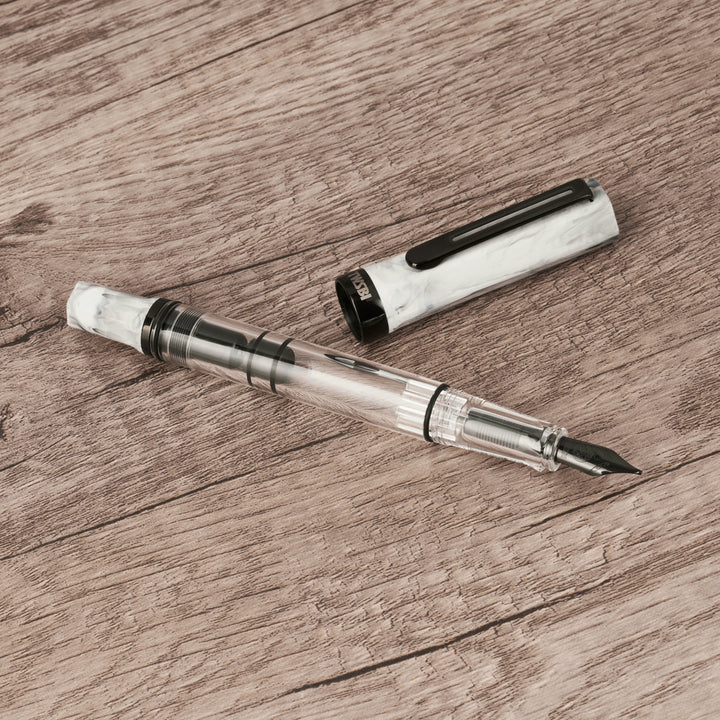 ECO Fountain Pen | Carrara with Onyx
