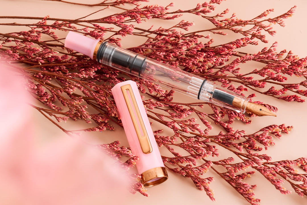 ECO Fountain Pen | Pink Lemonade with Bronze