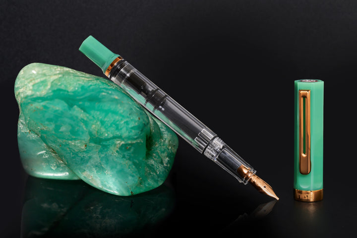 ECO Fountain Pen | Jade Jelly with Bronze