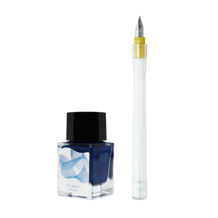 Compass Dipton Dip Pen with Shimmer Ink Set | Ice Dance | Limited Edition