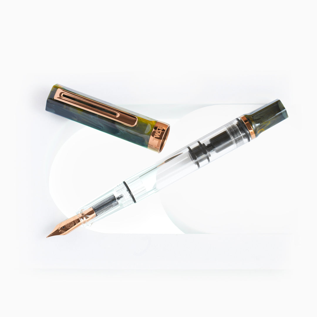 ECO Fountain Pen | Serpentine with Bronze