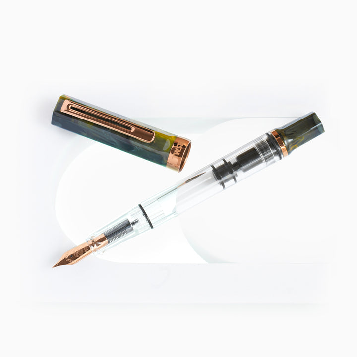 ECO Fountain Pen | Serpentine with Bronze