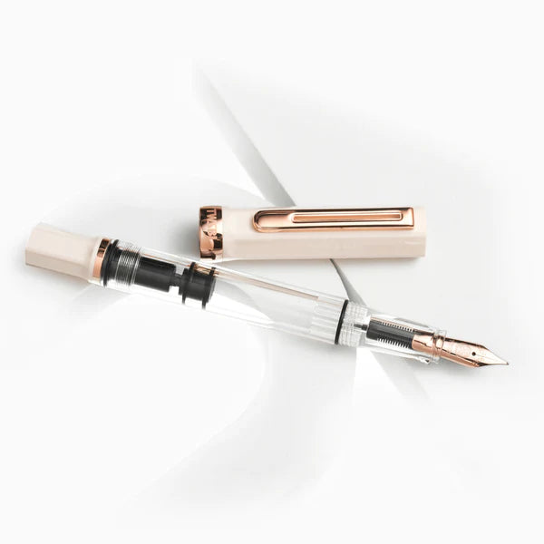 ECO Fountain Pen | Cream with Rose Gold