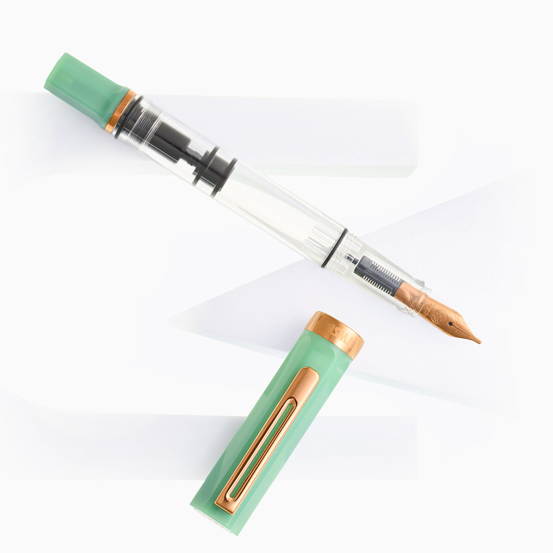 ECO Fountain Pen | Jade Jelly with Bronze