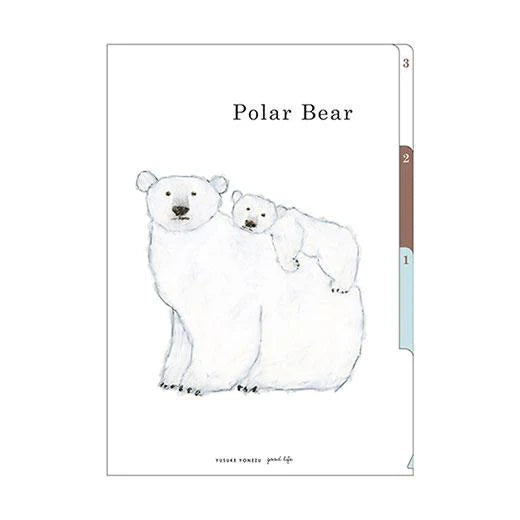 Polar Bear 3 Pocket Clear Folder | A4