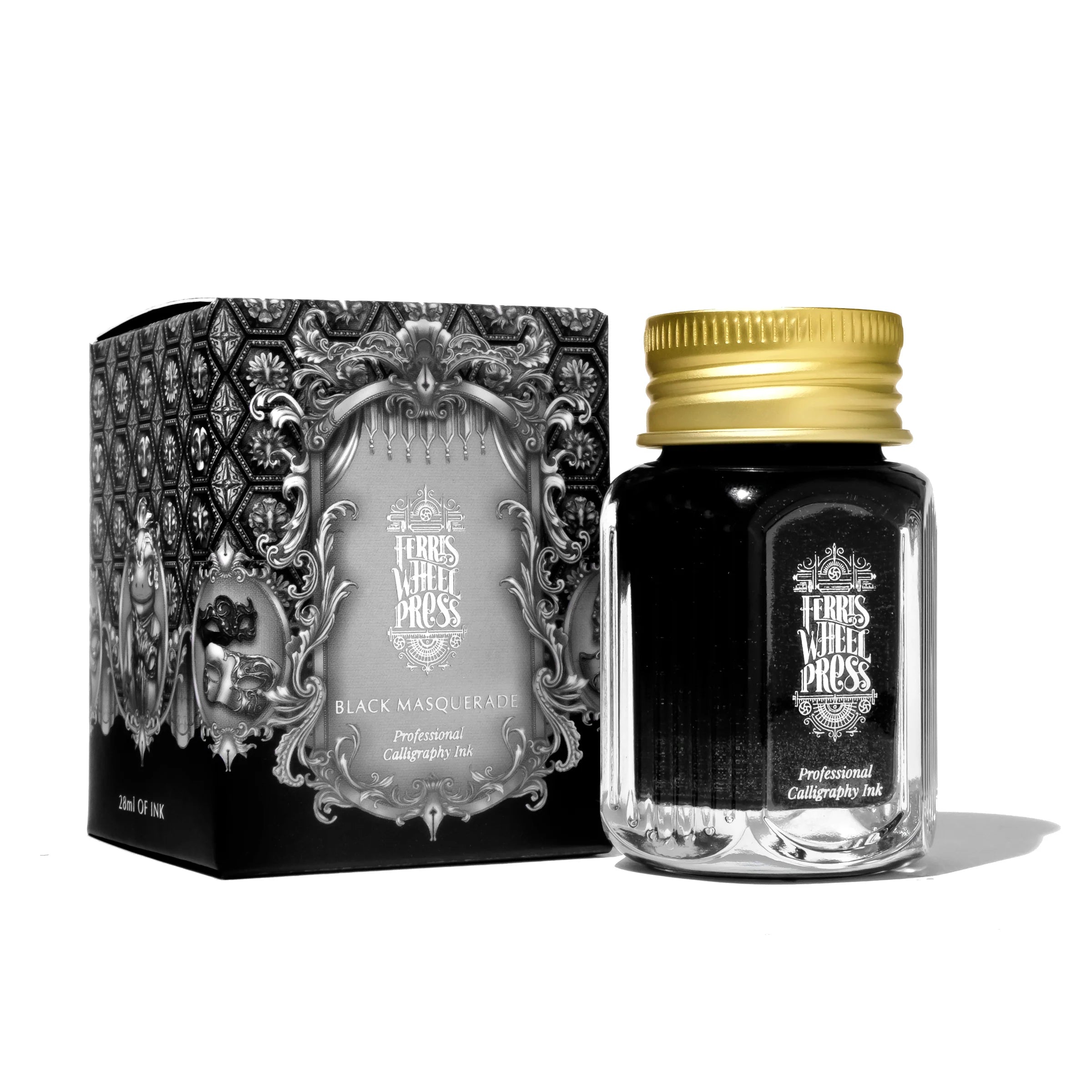 Black Masquerade | Calligraphy Ink – The Paper Mouse