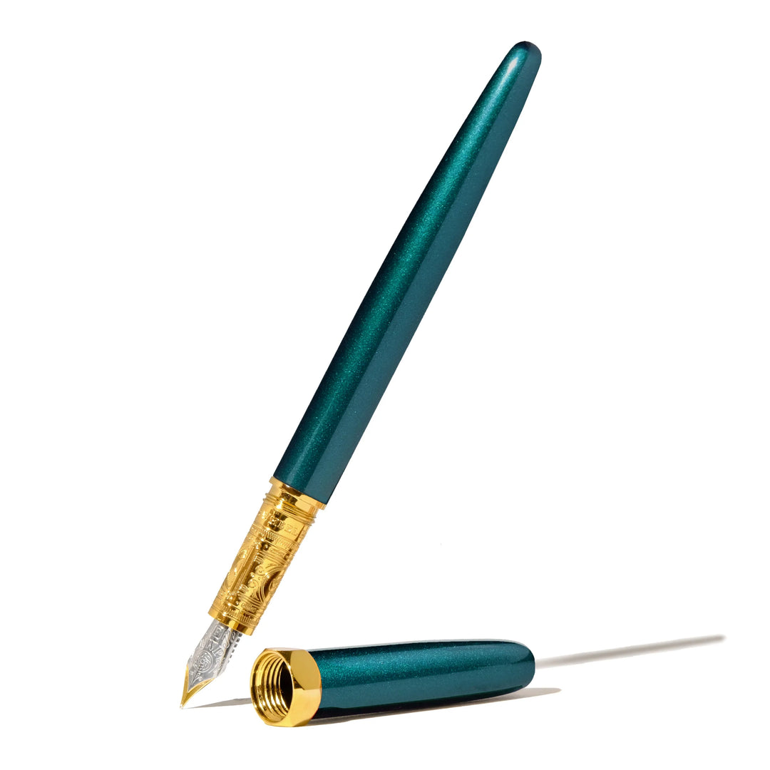 Printmaker's Teal Bijou Fountain Pen