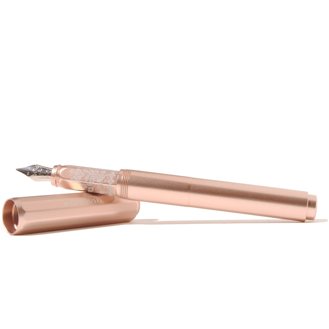 The Fluttering Heart Carousel Aluminum Fountain Pen | Limited Edition