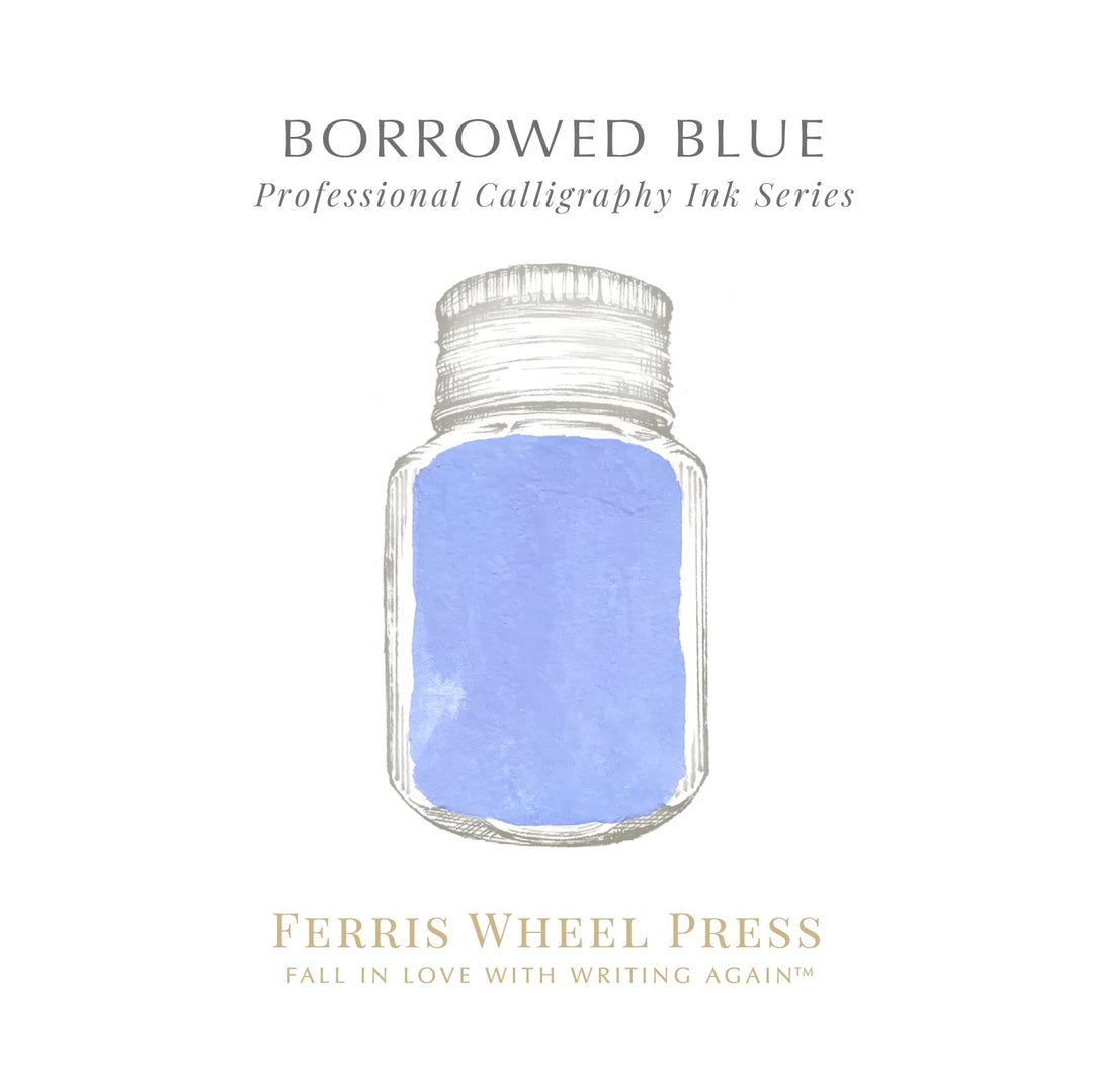 Borrowed Blue | Calligraphy Ink