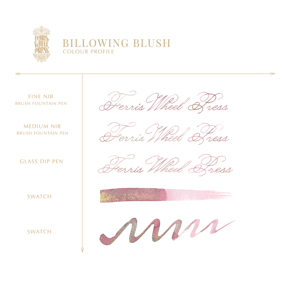 Billowing Blush | Fountain Pen Ink | FerriTales | The Beauty and the Beast