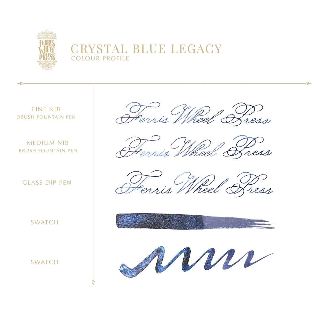 Crystal Blue Legacy | Fountain Pen Ink | Limited Edition