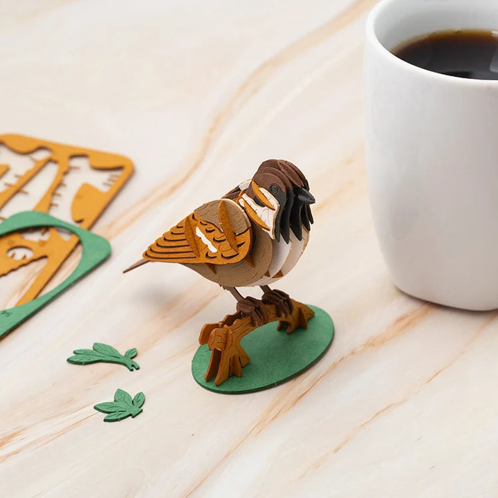 Sparrow Paper 3D Puzzle