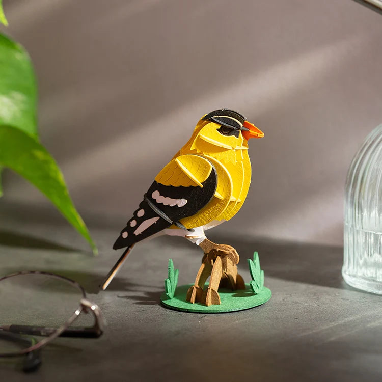 American Goldfinch Paper 3D Puzzle