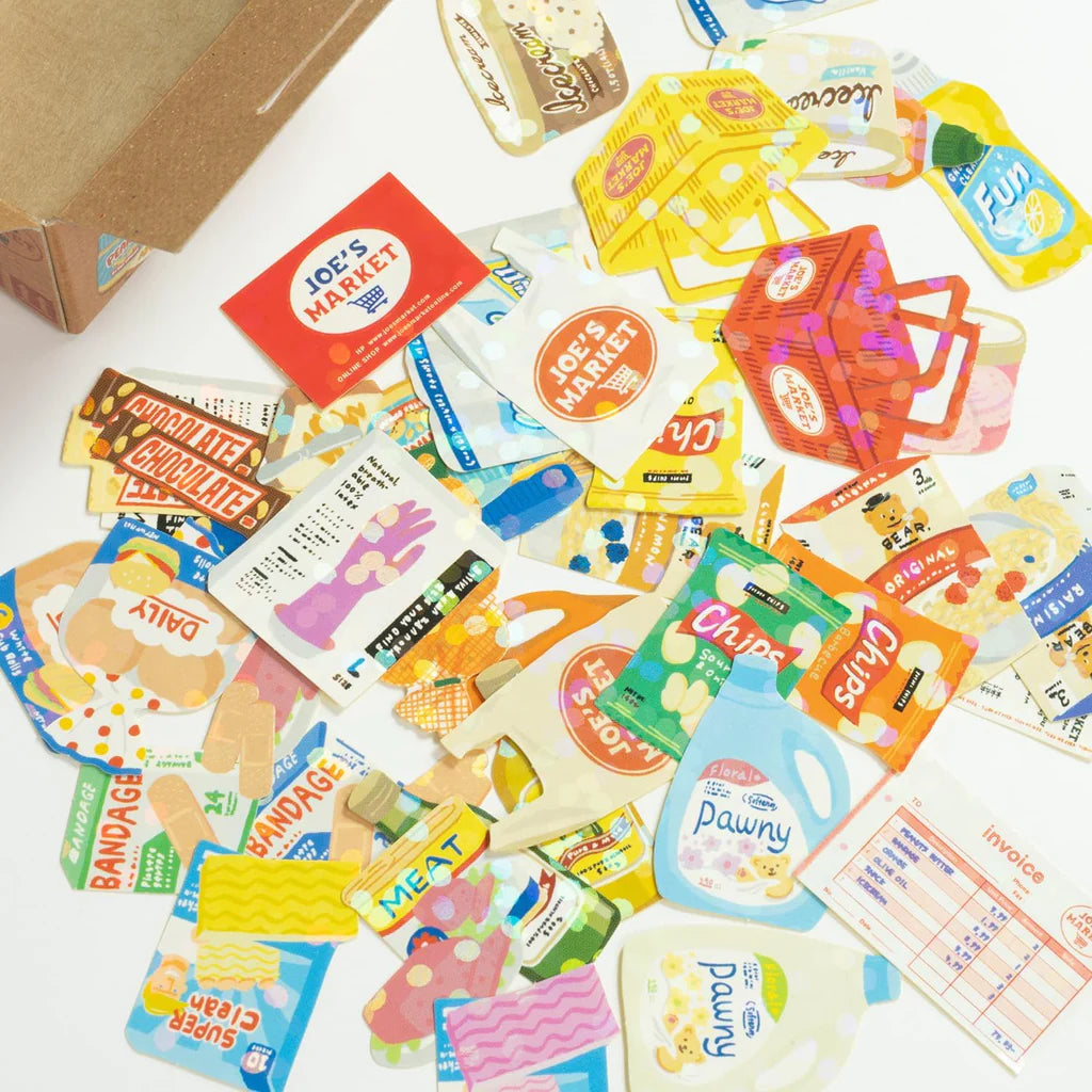 Supermarket Stickers in a Box