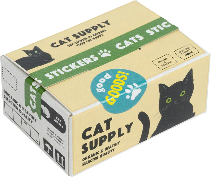 Cat Supplies Stickers in a Box