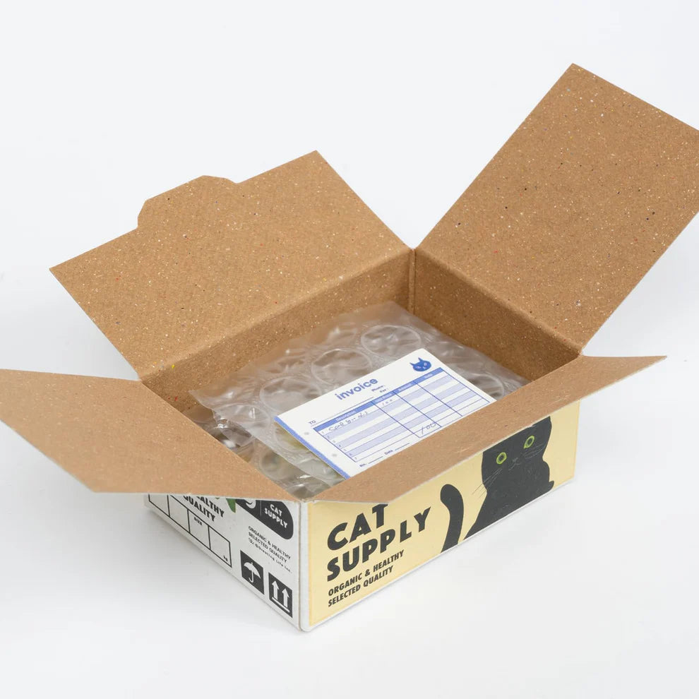Cat Supplies Stickers in a Box