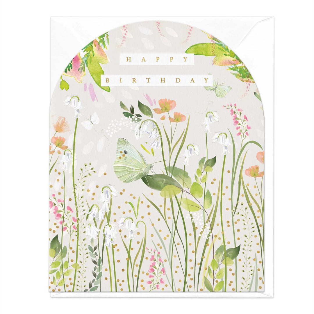 Butterfly Meadow Birthday | Greeting Card