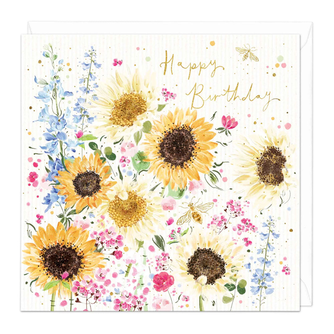 Wild Sunflowers Birthday | Greeting Card
