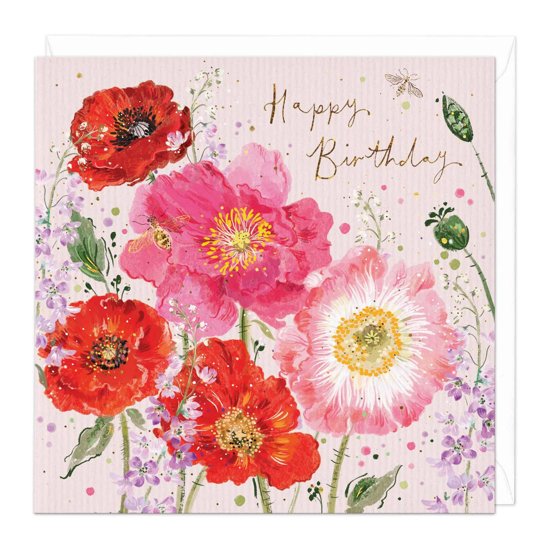 Wild Poppies Birthday | Greeting Card