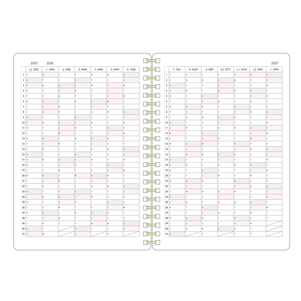 2026 Kleid x Eric Ring Diary | White | Special Edition