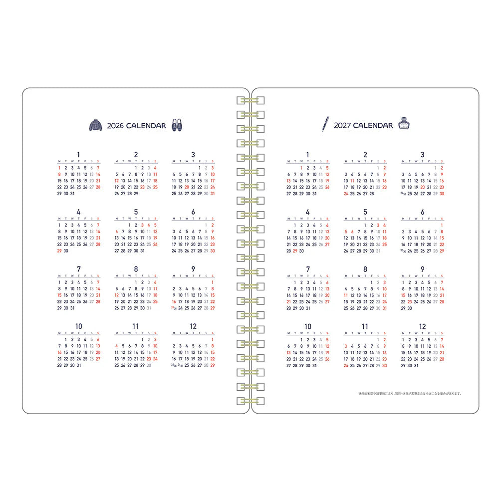 2026 Kleid x Eric Ring Diary | White | Special Edition