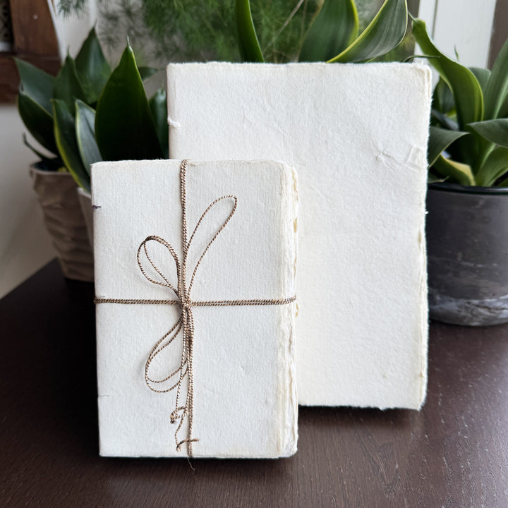 Blank Parchment Paper Notebook