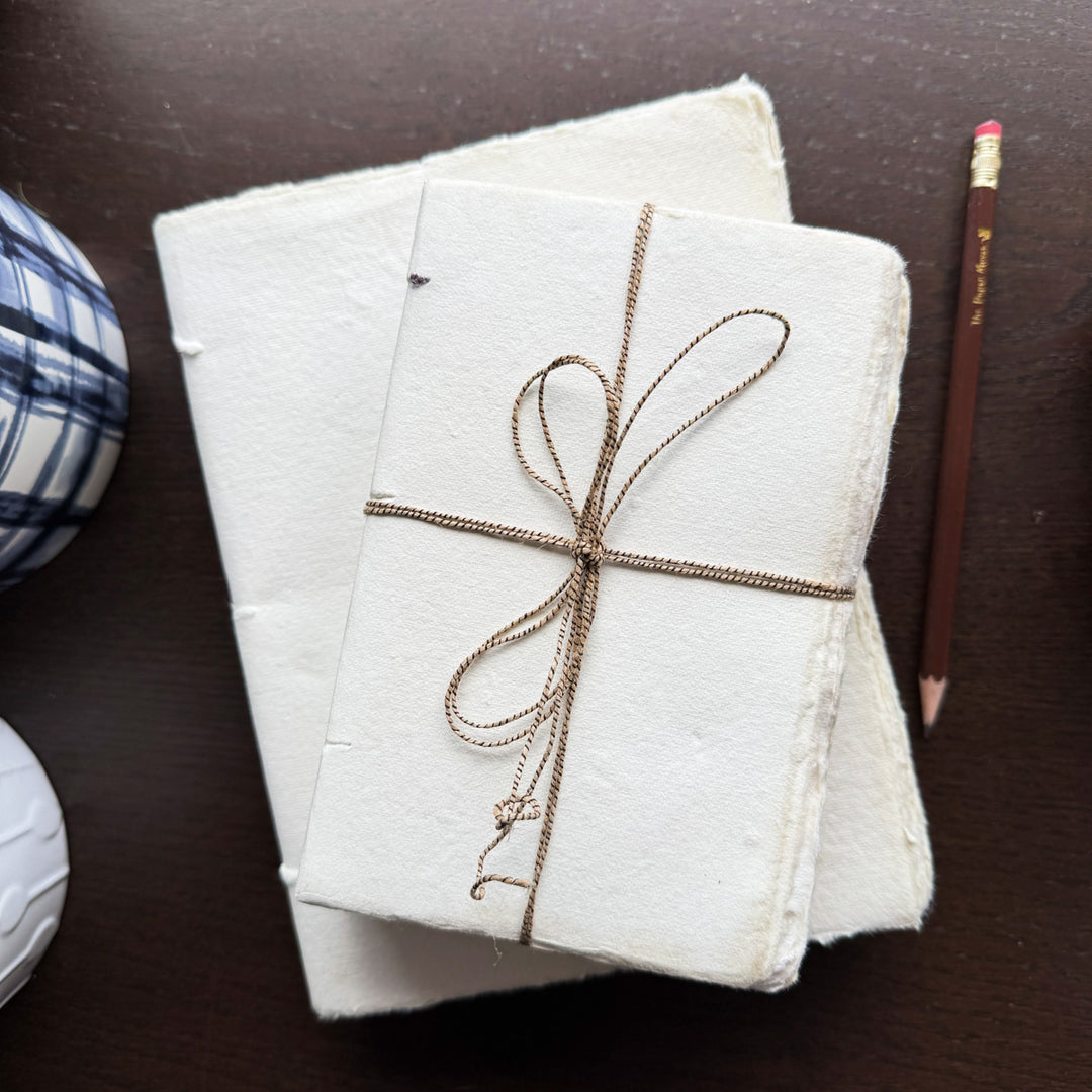 Blank Parchment Paper Notebook