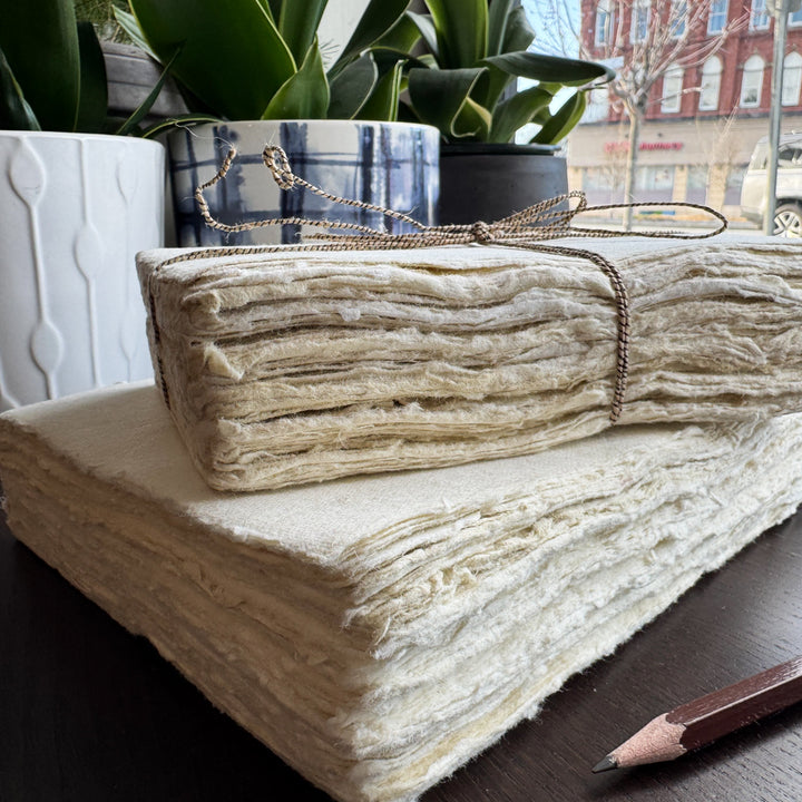 Blank Parchment Paper Notebook