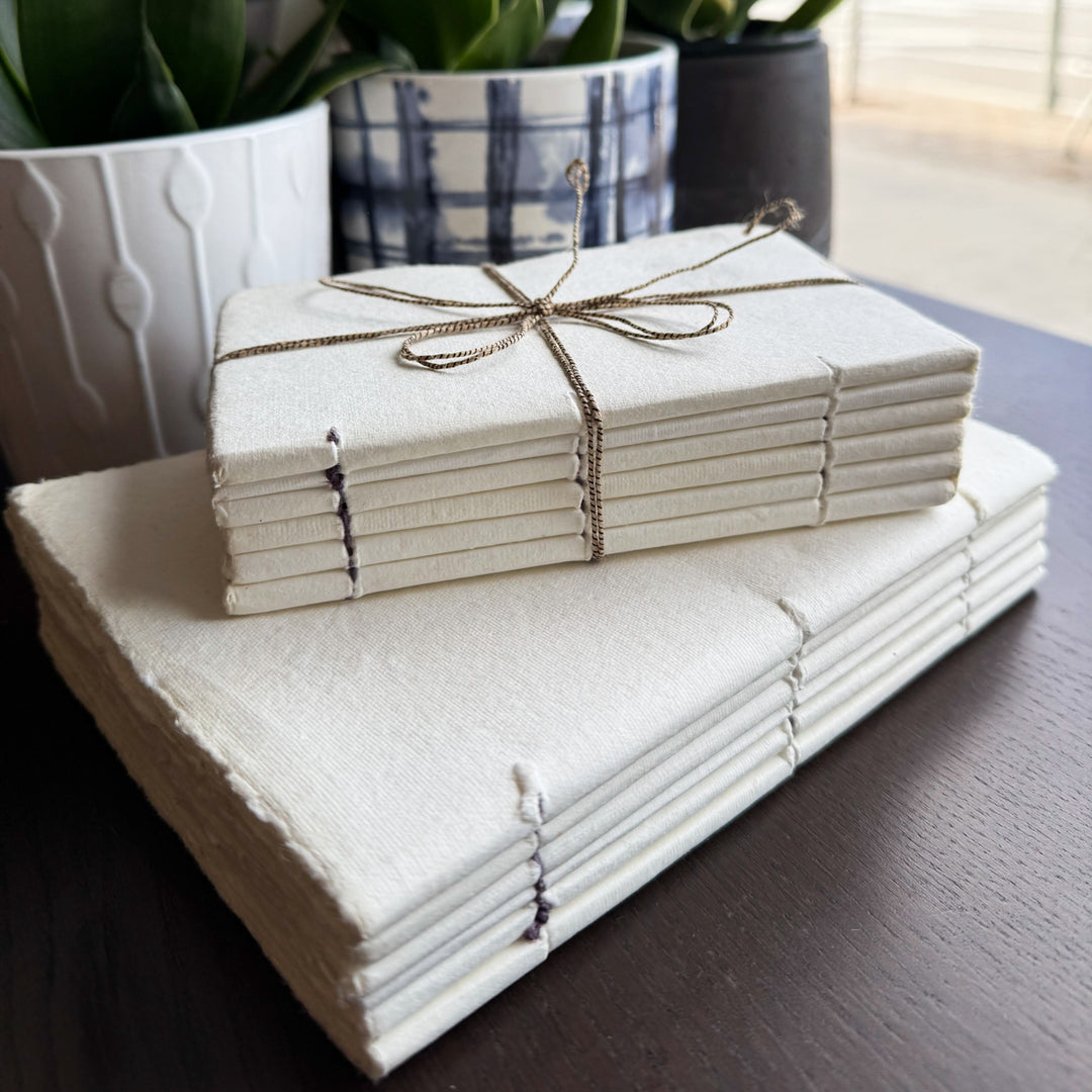 Blank Parchment Paper Notebook