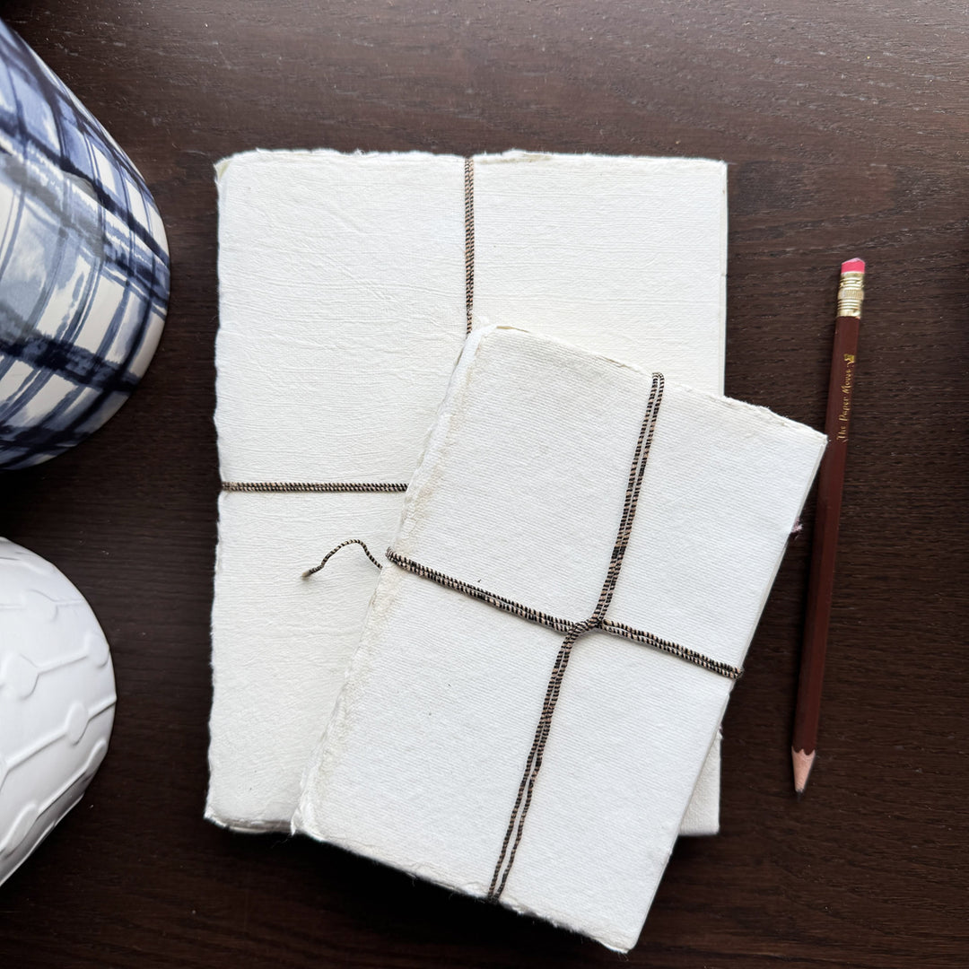 Blank Parchment Paper Notebook