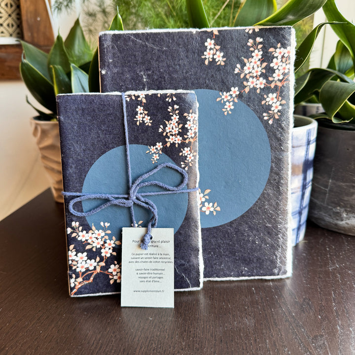 Evening Sakura Parchment Paper Notebook