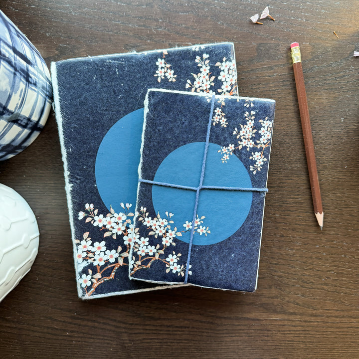Evening Sakura Parchment Paper Notebook