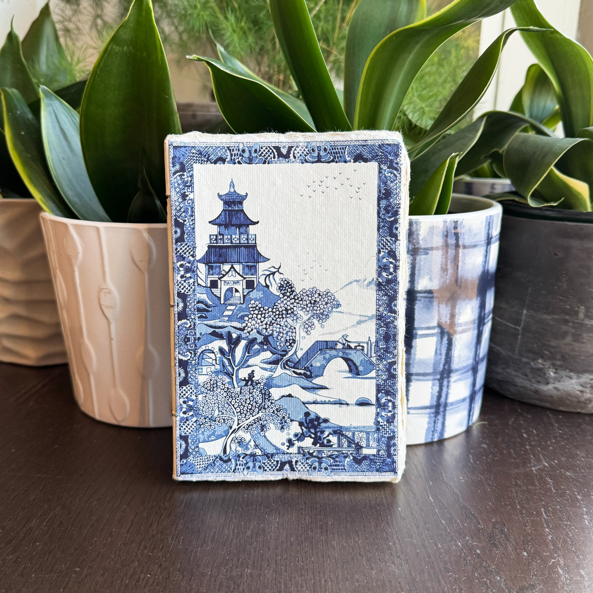 Blue Temple Parchment Paper Notebook – The Paper Mouse