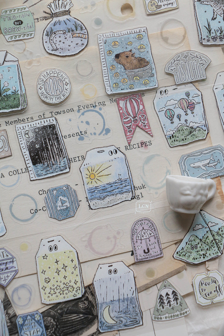 LCN Teatime Kiss-Cut PET Tape