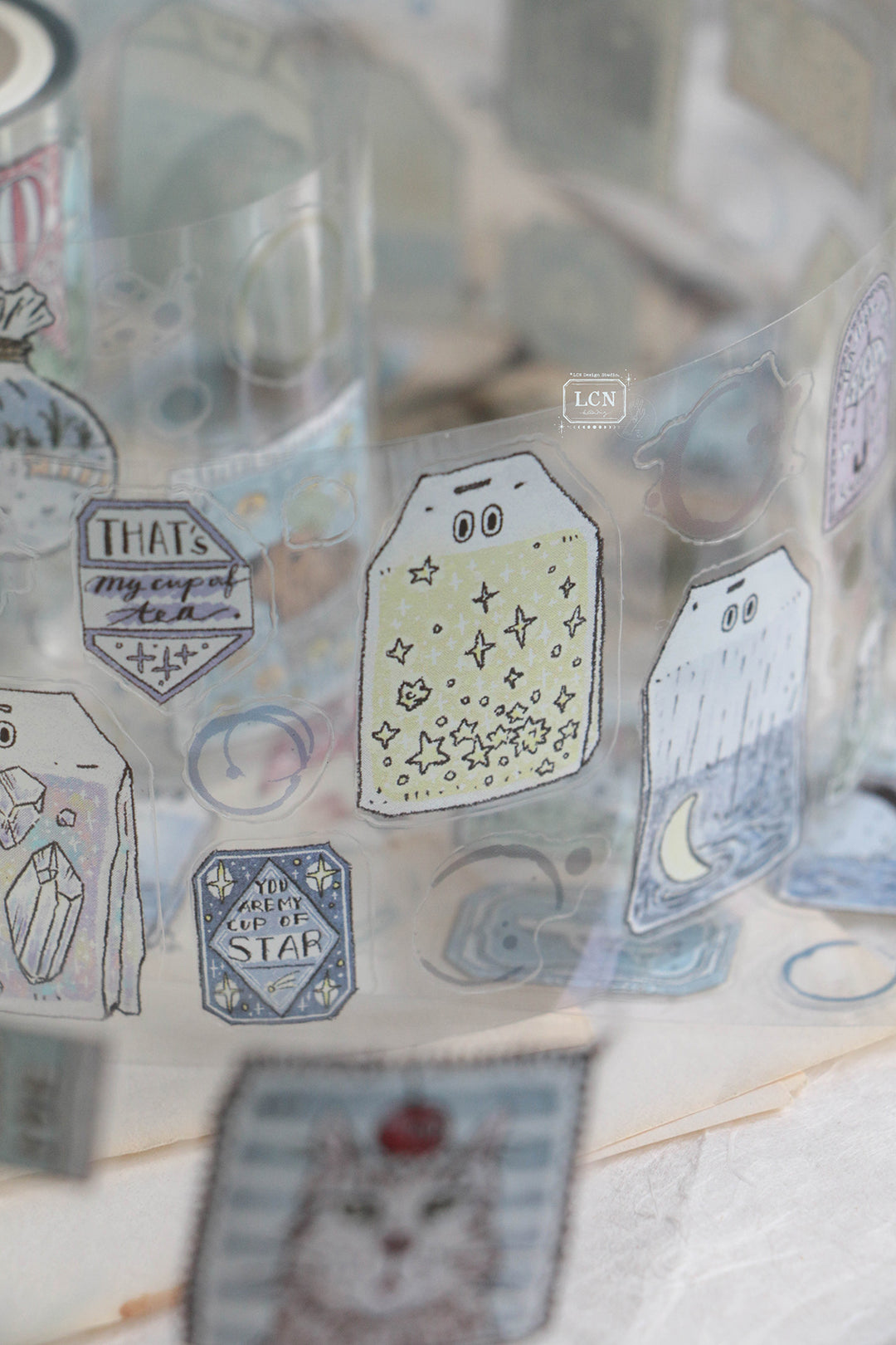 LCN Teatime Kiss-Cut PET Tape