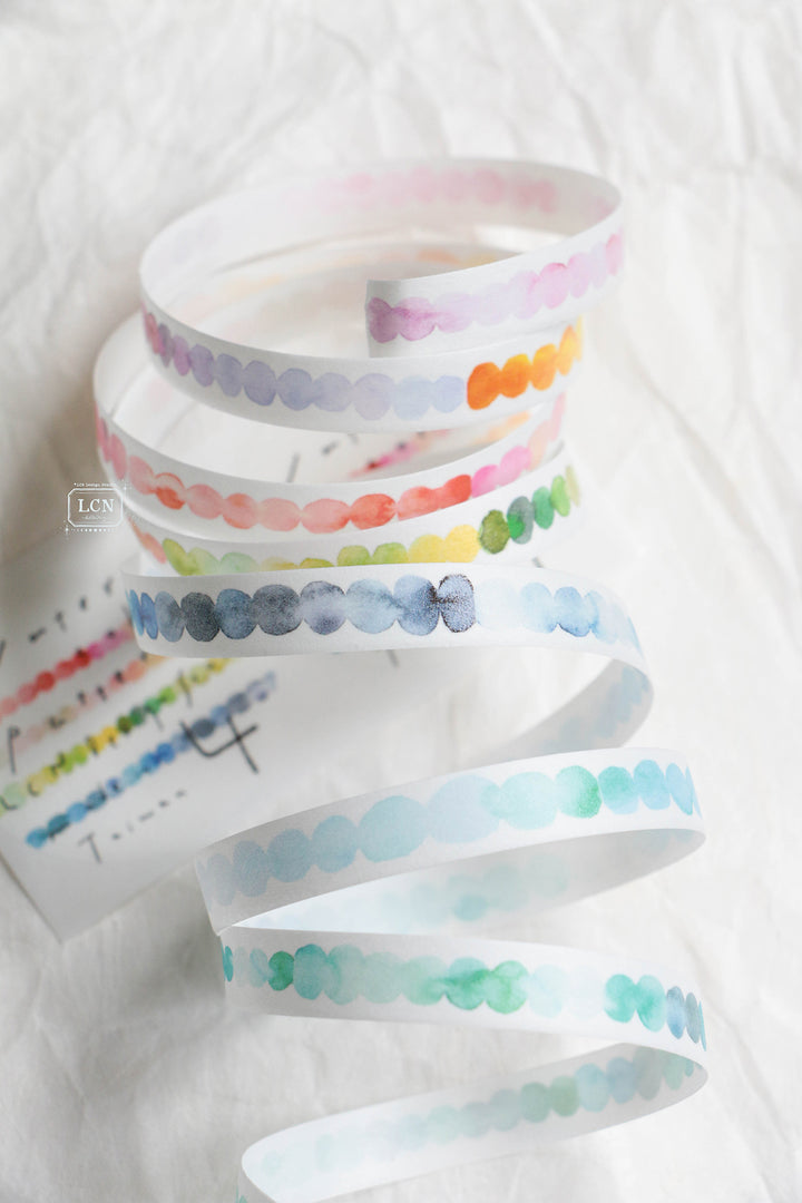 LCN Watercolor Pattern 4 Washi Tape