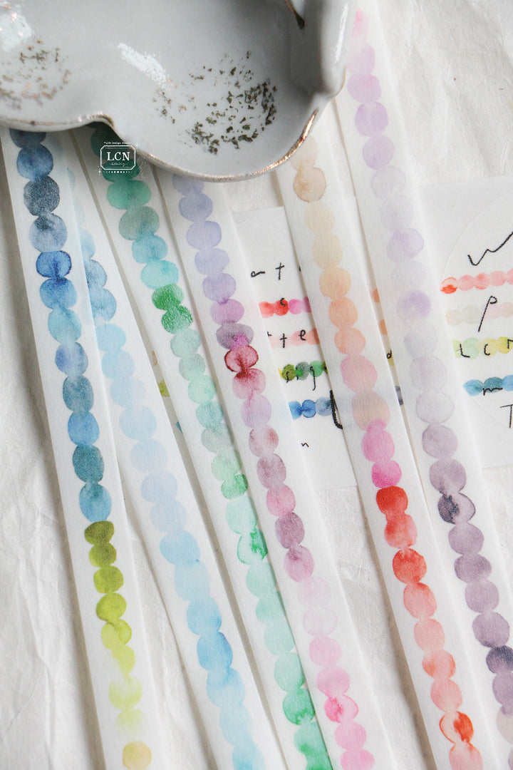 LCN Watercolor Pattern 4 Washi Tape