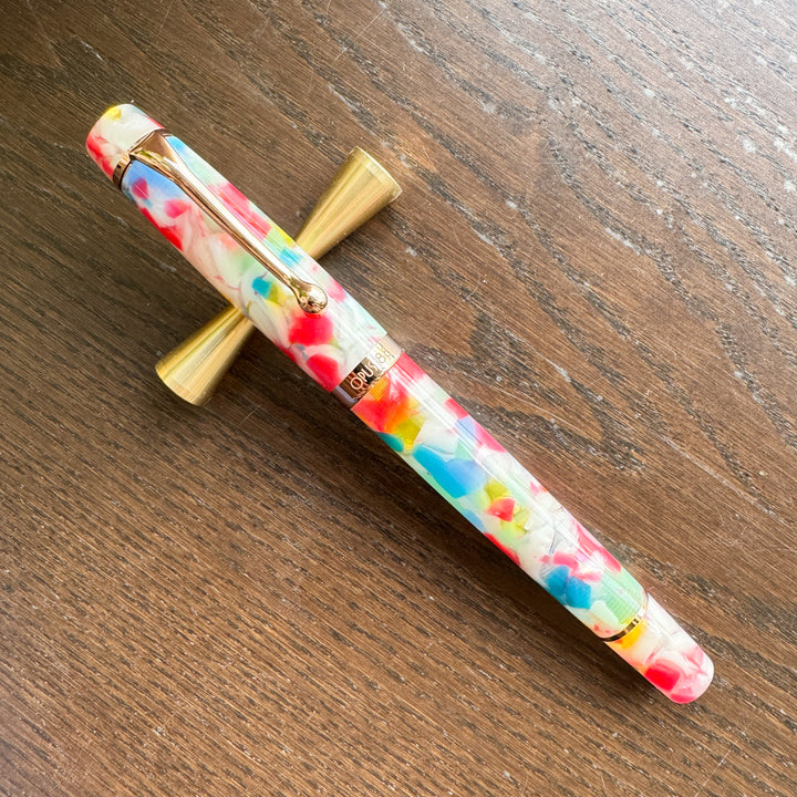 OPUS 88 Harmony Flower Fountain Pen | Rose Gold Accent | Special Edition