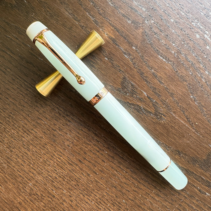OPUS 88 Harmony Cloud Dancer Fountain Pen | Rose Gold Accent | Special Edition