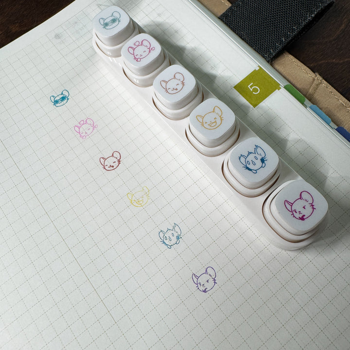 Mouse Emoji | Push Button Stamp