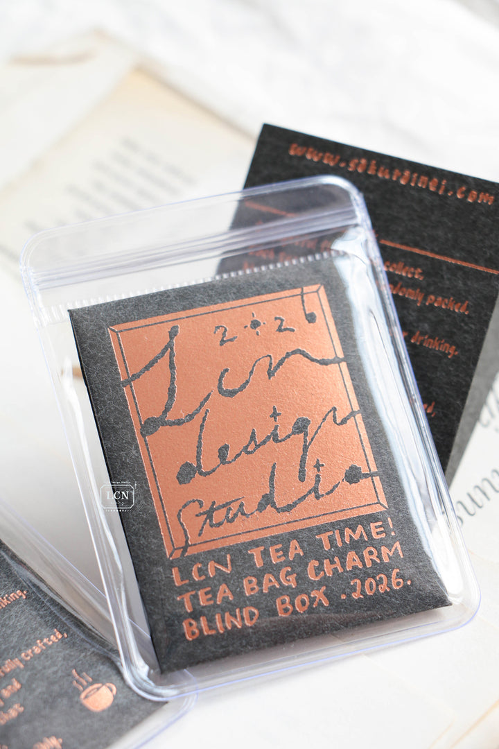 LCN Mystery Tea Bag Brass Charm