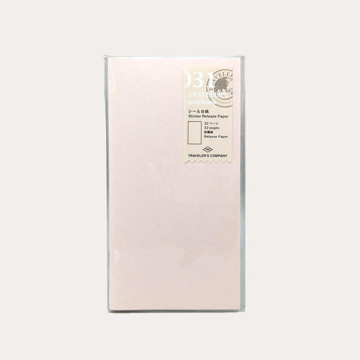 TRAVELER'S notebook 031 Sticker Release Paper | Regular Size