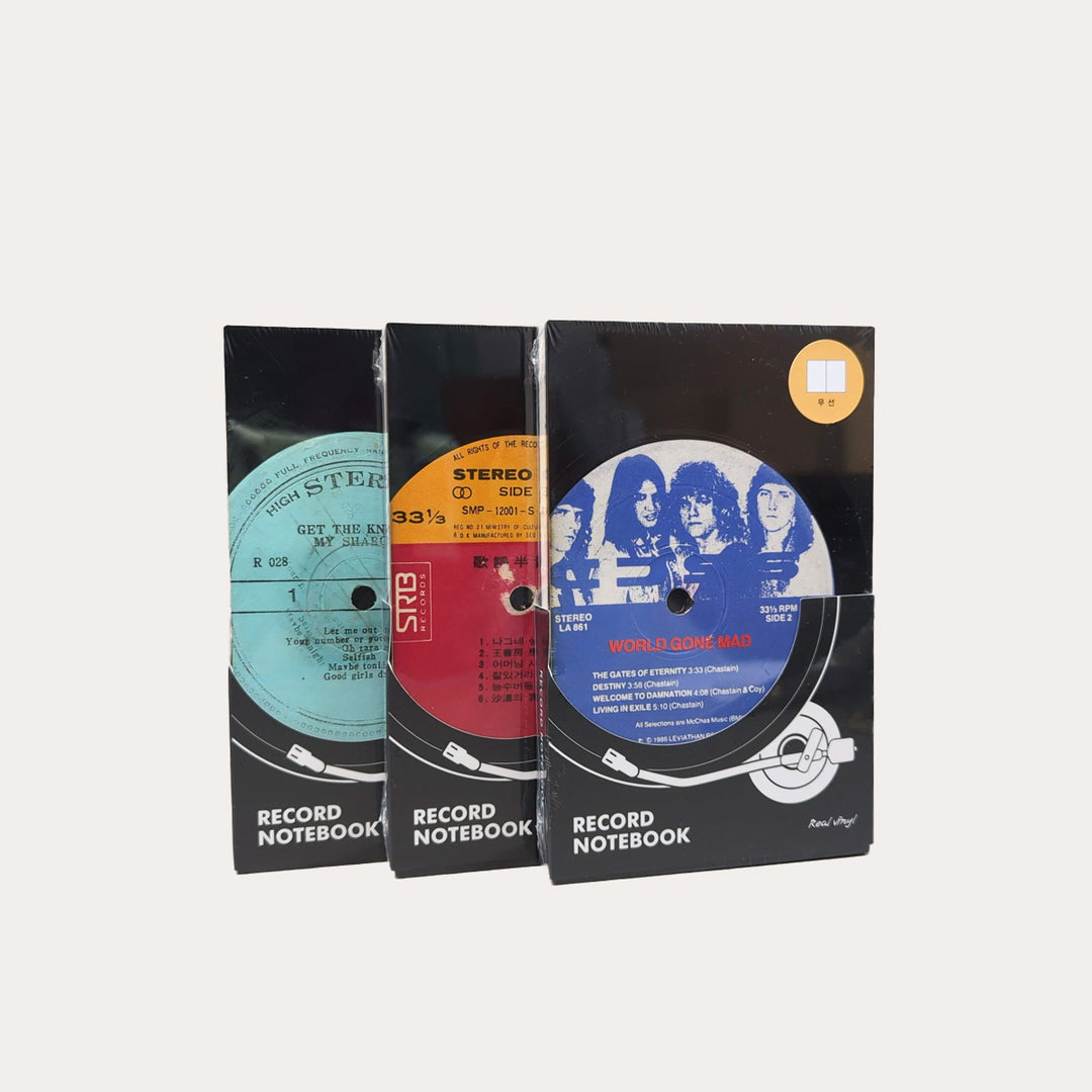 Vinyl Record Notebook | Medium | Blank