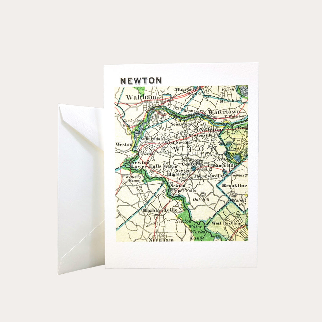 Newton 1907 | Greeting Card