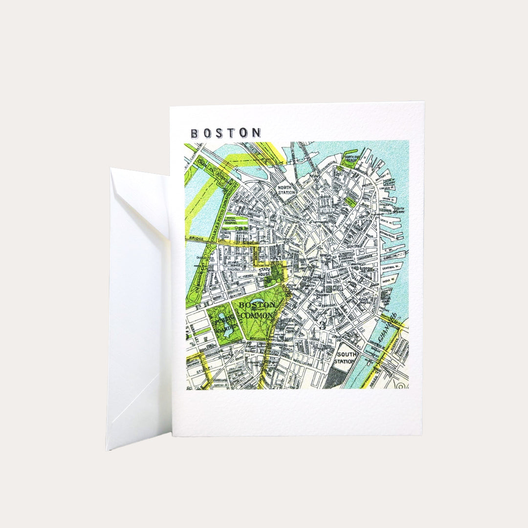 Boston | Greeting Card