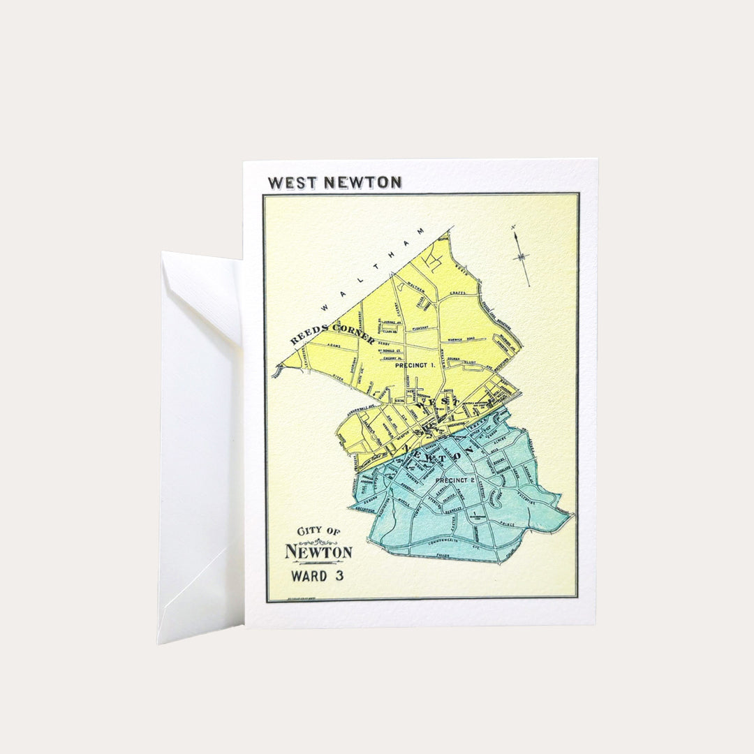 West Newton 1906 | Greeting Card