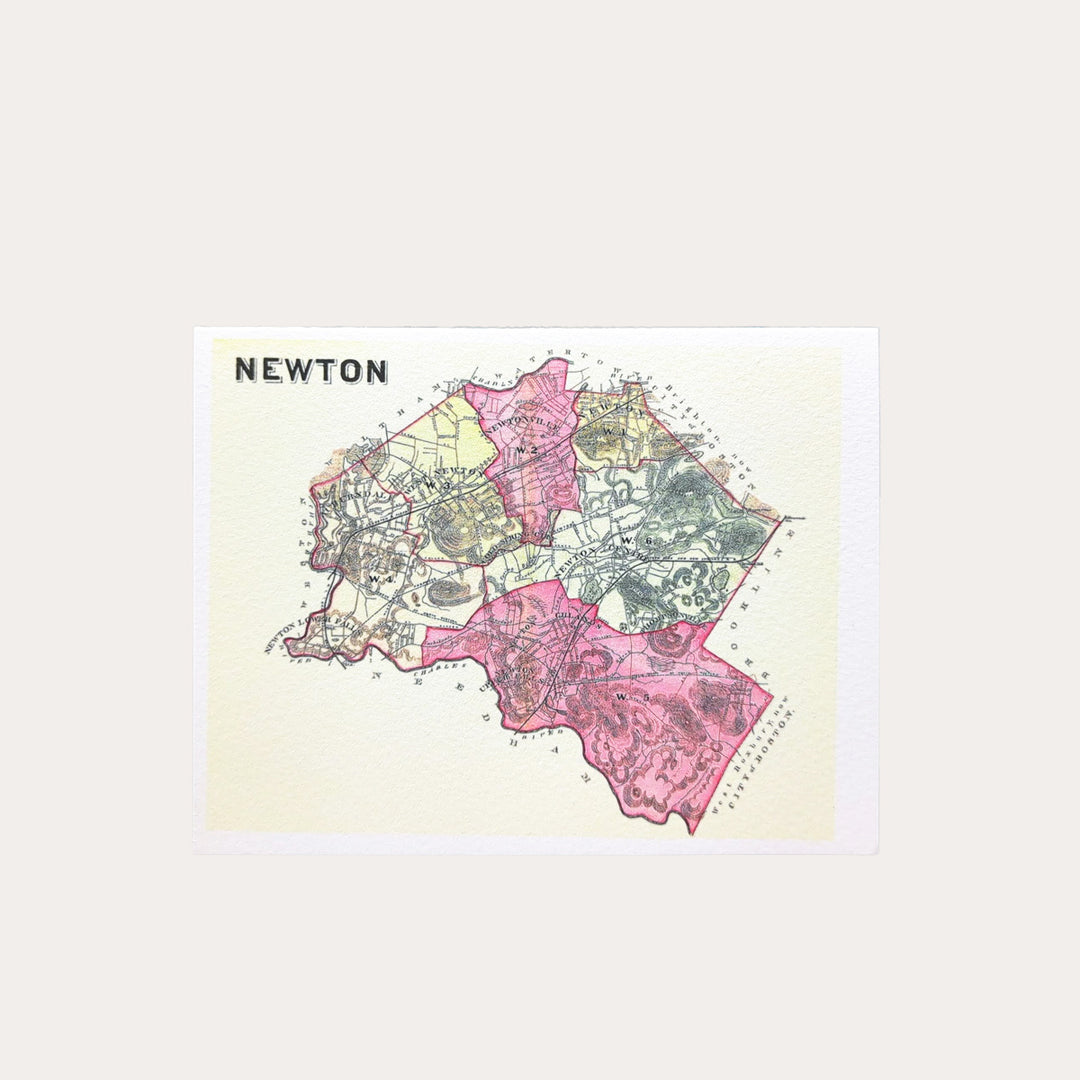 Newton 1874 | Greeting Card