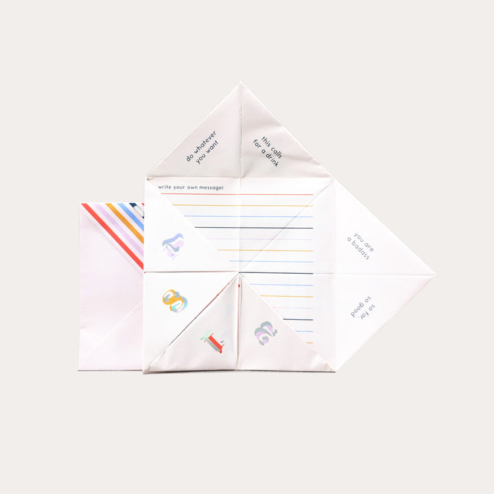 Cootie Catcher | Pop Up Greeting Card